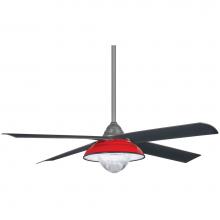 Minka Aire FS683L-RD - Minka Aire® Shade - Custom Steel Red