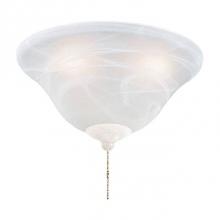 Minka Aire K9548 - Universal 12'' Etched Swirl Glass Light