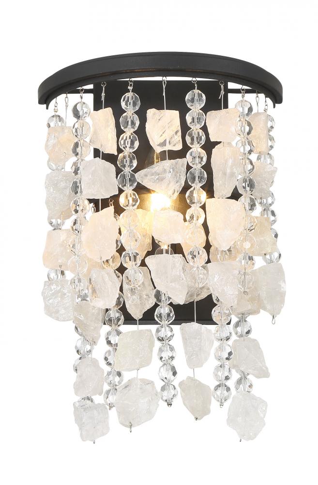 Shimmering Elegance - 1 Light Wall Sconce