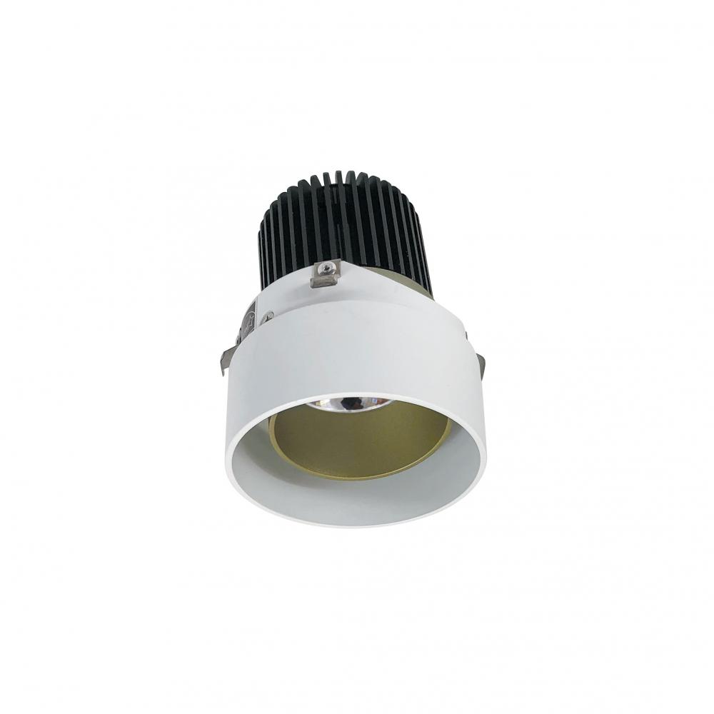 2" Iolite LED Round Trimless Downlight, 10-Degree Optic, 850lm / 12W, 3000K, Matte Powder White