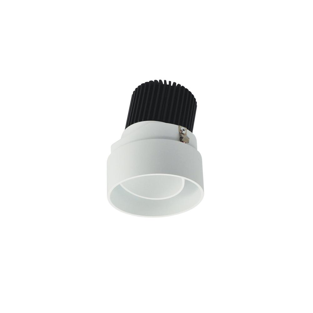 2" Iolite LED Round Trimless Adjustable, 800lm / 14W, 5000K, Matte Powder White Adjustable /