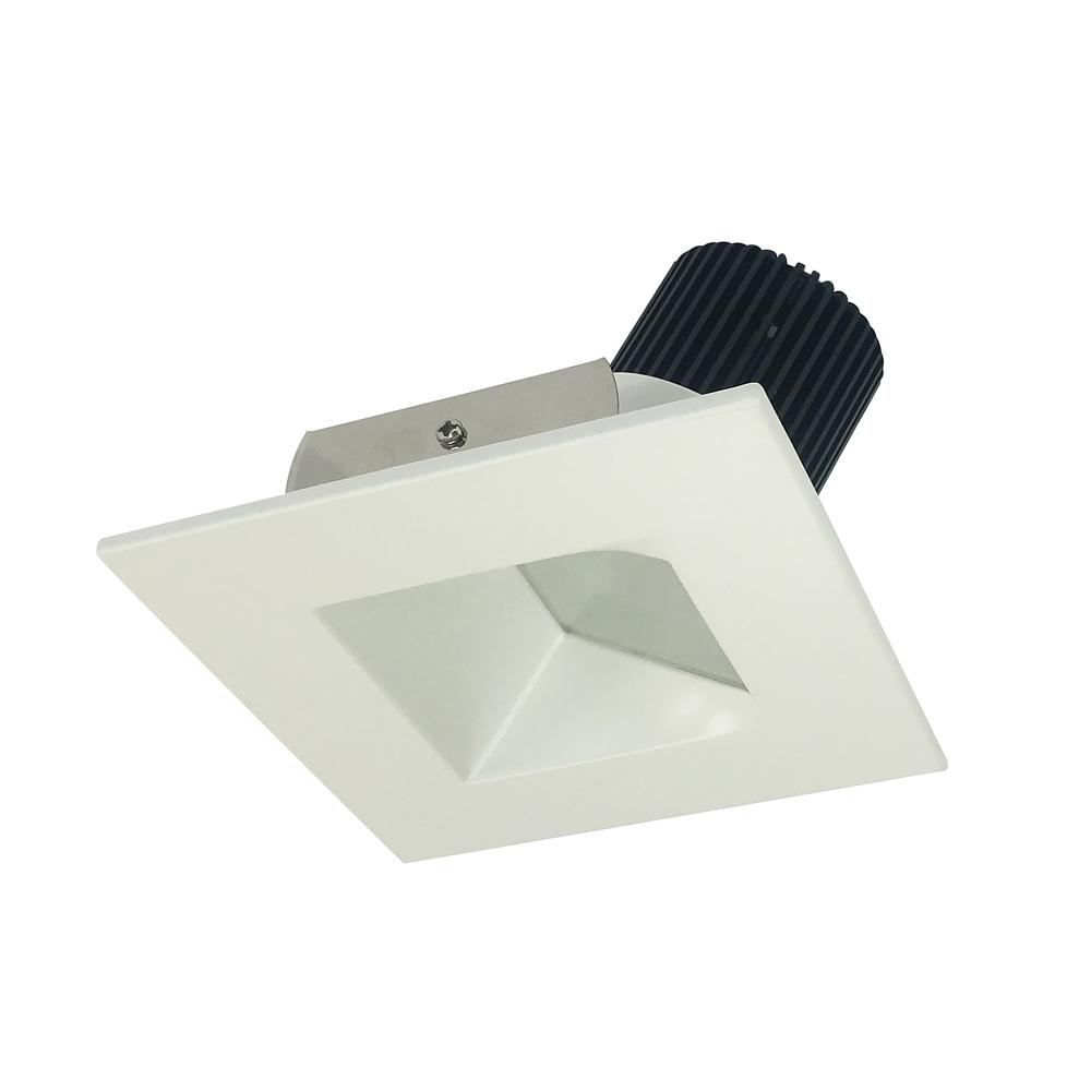 4" Iolite LED Square Wall Wash, 1000lm / 14W, 4000K, White Reflector / White Flange