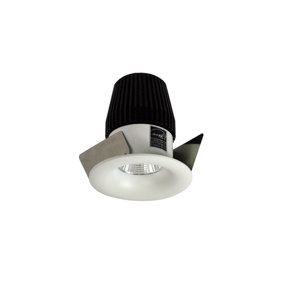 1" Iolite LED BWF Round Bullnose, 600lm, 3500K, White Reflector / White Flange