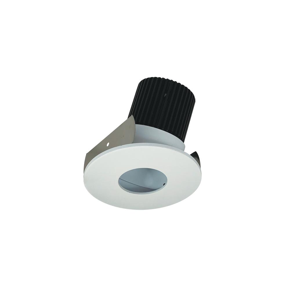 2" Iolite LED Round Adjustable Pinhole, 1000lm / 14W, 3500K, Matte Powder White Pinhole / Matte