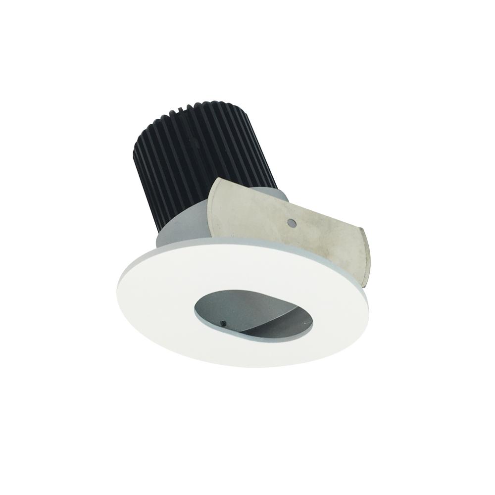 2" Iolite LED Round Adjustable Slot Aperture, 800lm / 14W, 5000K, Matte Powder White Slot