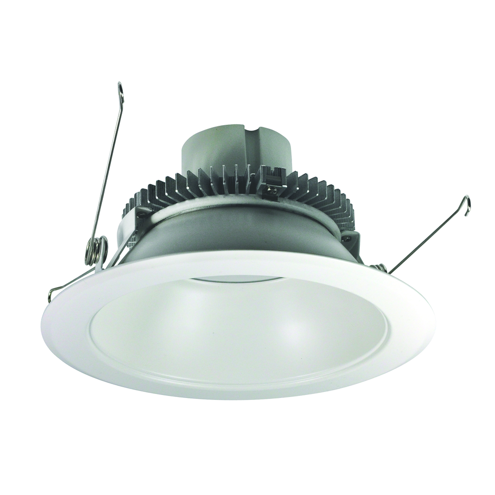 6" Cobalt Click Round Retrofit Reflector, 750lm / 10W, 2700K, White Reflector / White Flange,