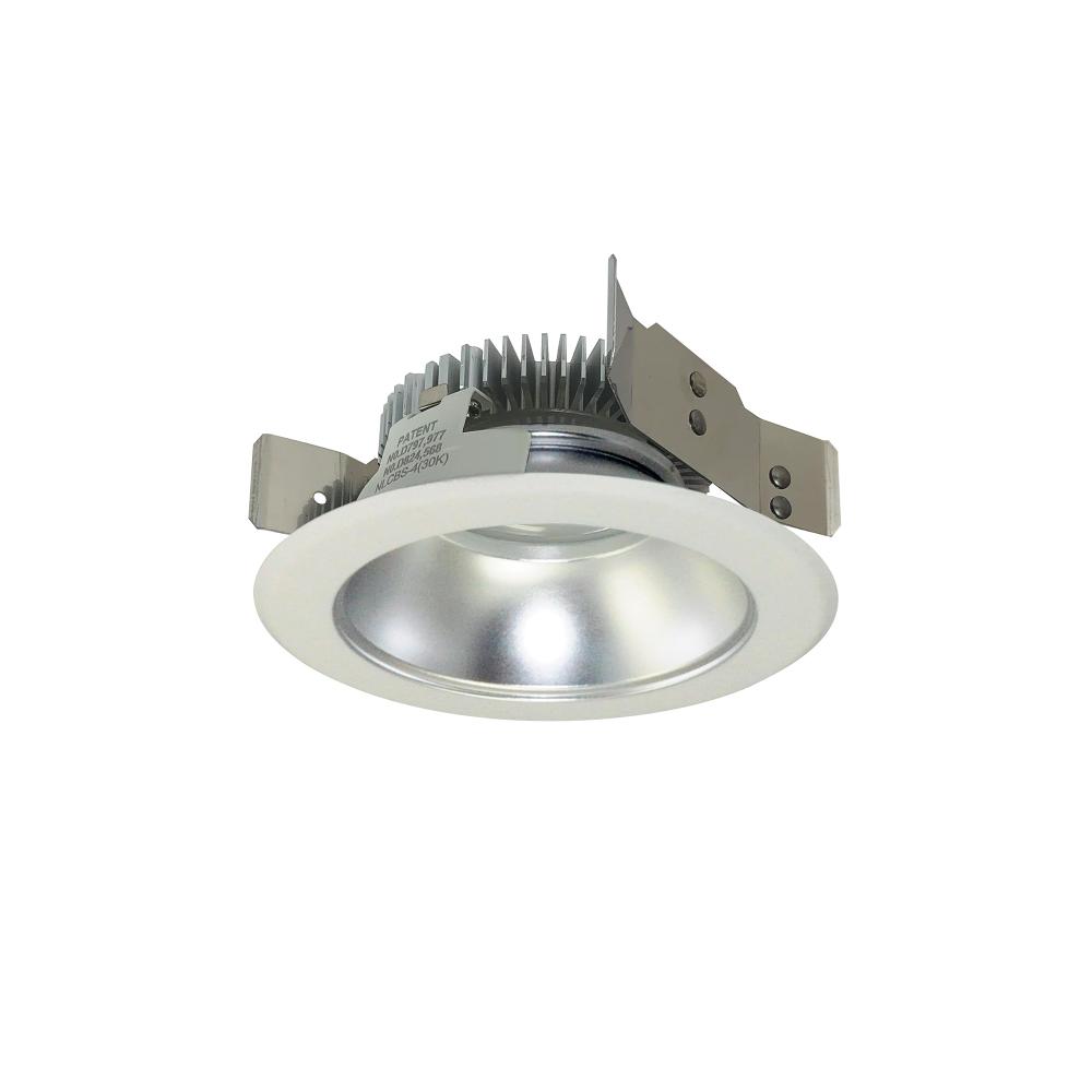 4" Cobalt Shallow High Lumen LED Trim, Round Reflector, 1250lm, 4000K, Diffused/MPW