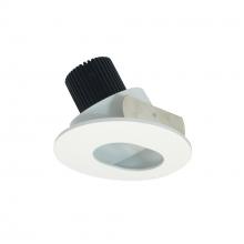 Nora NIO-4RSL30QMPW - 4" Iolite LED Round Adjustable Slot Aperture, 10-Degree Optic, 750lm / 12W, 3000K, Matte Powder