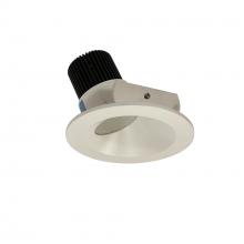 Nora NIO-4RW30XWW/10 - 4" Iolite LED Round Wall Wash, 1000lm / 14W, 3000K, White Reflector / White Flange