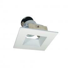 Nora NIO-4SDSQ30XMPW/10 - 4" Iolite LED Square Adjustable Reflector with Square Aperture, 1000lm / 14W, 3000K, Matte