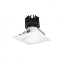 Nora NIO-4SNDC50XMPW/HL - 4" Iolite LED Square Reflector with Round Aperture, 1500lm/2000lm/2500lm (varies by housing),