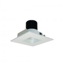 Nora NIO-4SNDSQ40QMPW - 4" Iolite LED Square Reflector with Square Aperture, 10-Degree Optic, 850lm / 12W, 4000K, Matte