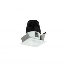 Nora NIOB-1SNB27XMPW - 1" Iolite LED BWF Square Bullnose, 600lm, 2700K, Matte Powder White Reflector / Matte Powder