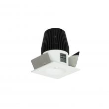 Nora NIOB-1SNG27XMPW - 1" Iolite LED BWF Square Reflector with Round Aperture, 600lm, 2700K, Matte Powder White