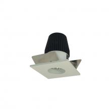 Nora NIOB-1SNG30XWW - 1" Iolite LED BWF Square Reflector with Round Aperture, 600lm, 3000K, White Reflector with Round