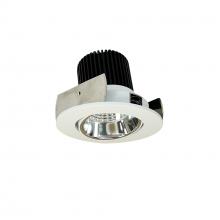 Nora NIOB-2RC30XCMPW/10 - 2" Iolite LED Round Adjustable Cone Reflector, 1000lm / 14W, 3000K, Specular Clear Reflector /