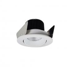 Nora NIOB-2RC50XWW - 2" Iolite LED Round Adjustable Cone Reflector, 800lm / 14W, 5000K, White Reflector / White