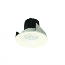 Nora NIOB-2RNB27XWW/10 - 2" Iolite LED Round Bullnose, 1000lm / 14W, 2700K, White Finish