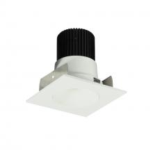 Nora NIOB-2SNDC50XMPW - 2" Iolite LED Square Reflector with Round Aperture, 800lm / 14W, 5000K, Matte Powder White