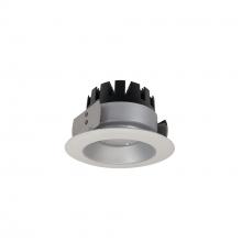 Nora NRM3-41L135FHZW - 4" Marquise III Round Open Reflector, 900lm, 3500K, Flood Optic, Haze Reflector/White Flange