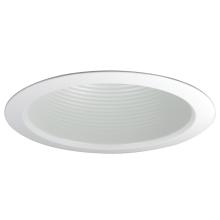 Nora NTM-513W - 5" White Air-Tight Baffle Cone w/ White Flange