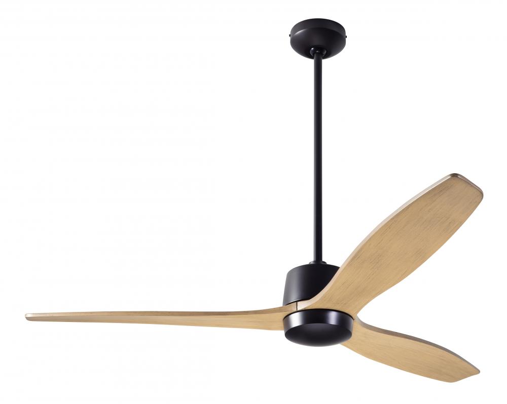 Arbor DC Fan; Dark Bronze Finish; 54" Maple Blades; No Light; Wall/Remote Combo Control