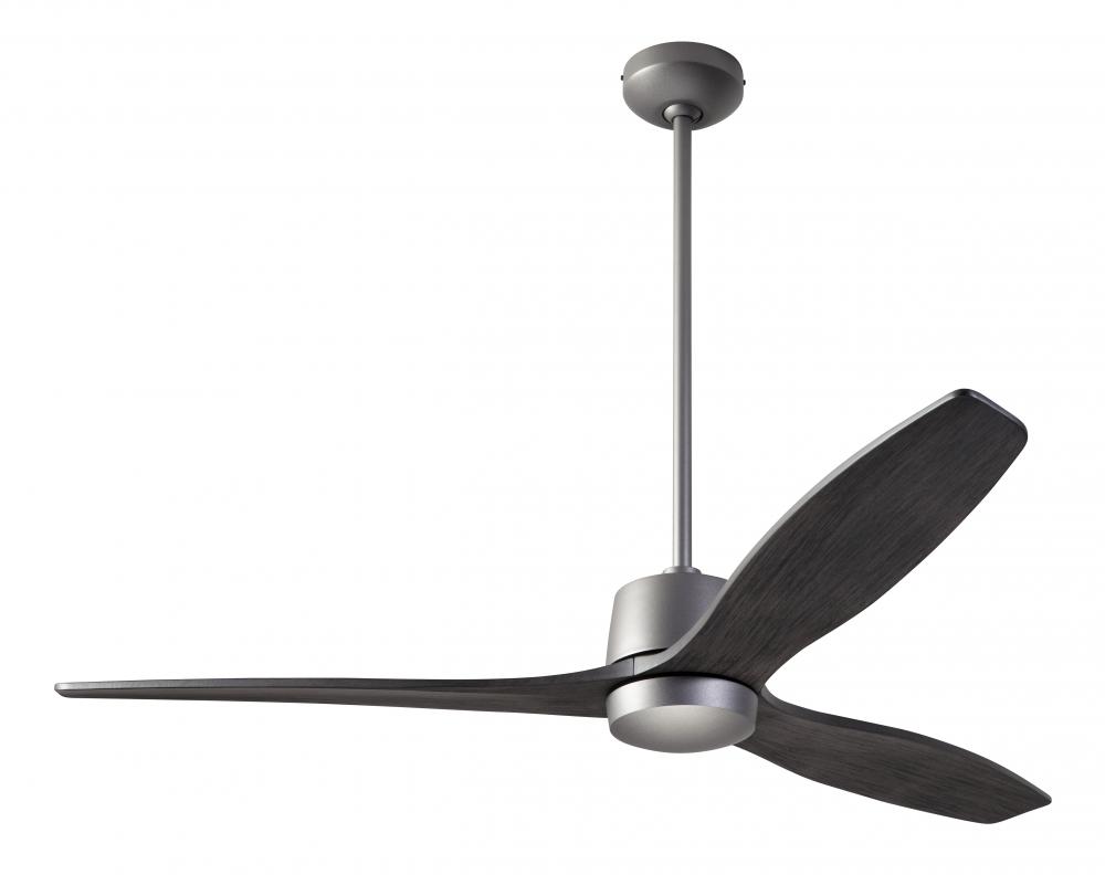 Arbor DC Fan; Graphite Finish; 54" Ebony Blades; No Light; Wall/Remote Combo Control