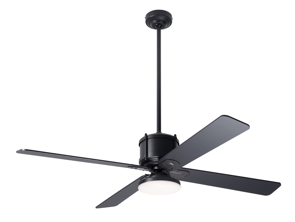 Industry DC Fan; Dark Bronze Finish; 50" White Blades; 20W LED Open; Remote Control