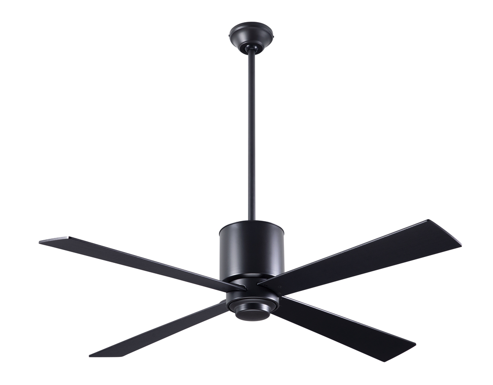 Lapa Fan; Dark Bronze Finish; 50" Black Blades; No Light; Fan Speed Control