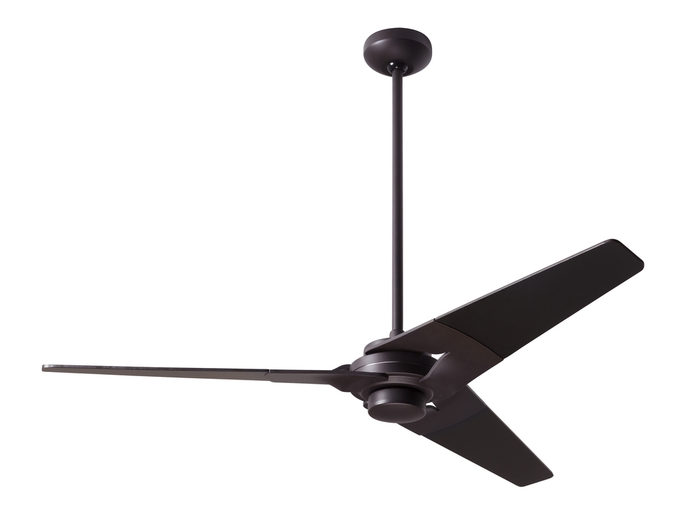 Torsion Fan; Dark Bronze Finish; 52" Whitewash Blades; No Light; Fan Speed Control