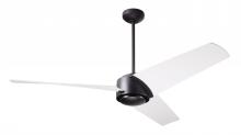 Modern Fan Co. AMB-MB-56-MW-NL-RC - Ambit DC Fan- Matte Black Finish; 56" Matte White Blades; No Light; Remote Control