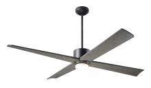 Modern Fan Co. NOU-DBBS-56-GY-271-RC - Nouveau DC Fan; Dark Bronze Finish w/ Brass; 56" Graywash Blades; 17W LED; Remote Control