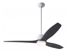 Modern Fan Co. ARB-GW-54-EB-870-RC - Arbor DC Fan; Gloss White Finish; 54" Ebony Blades; 17W LED; Remote Control