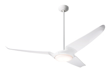 Modern Fan Co. IC3-GW-56-DK-570-RC - IC/Air (3 Blade ) Fan; Gloss White Finish; 56" Dark Blades; 20W LED; Remote Control