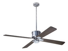 Modern Fan Co. IND-GV-50-GY-NL-WC - Industry DC Fan; Galvanized Finish; 50" Graywash Blades; No Light; Wall Control