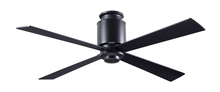 Modern Fan Co. LAP-FM-DB-50-NK-NL-002 - Lapa Flush Fan; Dark Bronze Finish; 50" Nickel Blades; No Light; Fan Speed and Light Control (3-