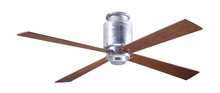 Modern Fan Co. LAP-FM-GV-50-MG-NL-002 - Lapa Flush Fan; Galvanized Finish; 50" Mahogany Blades; No Light; Fan Speed and Light Control (3