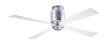 Modern Fan Co. LAP-FM-GV-50-WH-NL-001 - Lapa Flush Fan; Galvanized Finish; 50" White Blades; No Light; Fan Speed Control