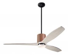 Modern Fan Co. LLX-DBTA-54-WW-271-RC - LeatherLuxe DC Fan; Dark Bronze Finish with Tan Leather; 54" Whitewash Blades; 17W LED; Remote C