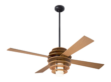 Modern Fan Co. SLA-MP-52-MP-LED-002 - Stella Fan; Maple/Dark Bronze Finish; 52" Maple Blades; 17W LED; Fan Speed and Light Control (3-