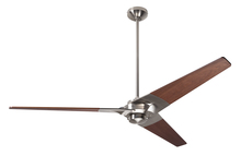 Modern Fan Co. TOR-BN-62-MG-NL-001 - Torsion Fan; Bright Nickel Finish; 62" Mahogany Blades; No Light; Fan Speed Control