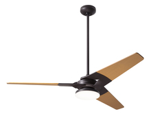 Modern Fan Co. TOR-DB-52-MP-272-002 - Torsion Fan; Dark Bronze Finish; 52" Maple Blades; 20W LED; Fan Speed and Light Control (3-wire)