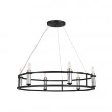 Kichler 52490BK - Chandelier 6Lt