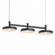 Sonneman 1783.25-PAN - 3-Light Linear Pendant w/Pan Shades