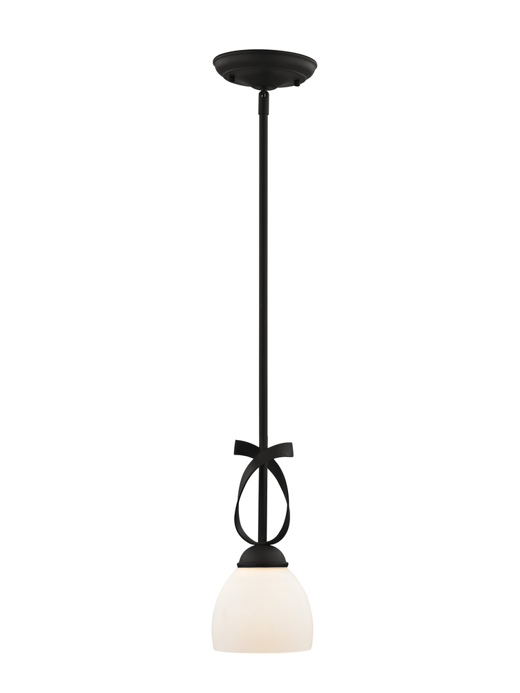 1 Light Black Mini Pendant