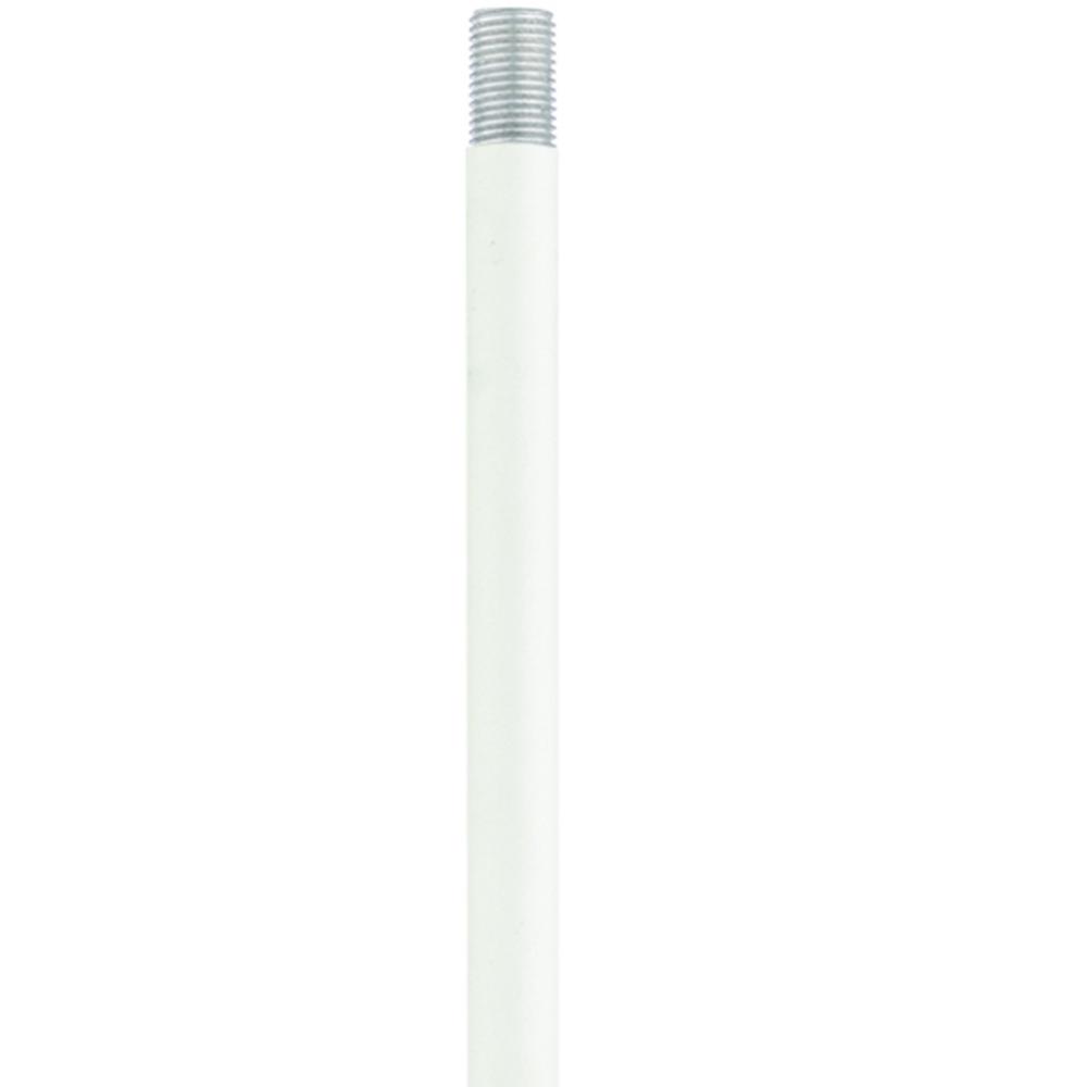 Textured White Extension Rod