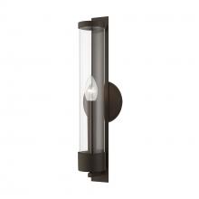 Livex Lighting 10142-07 - 1 Light Bronze Tall ADA Single Sconce