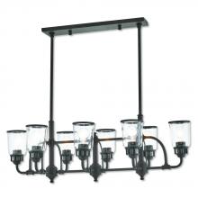 Livex Lighting 40028-07 - 8 Lt BZ Linear Chandelier