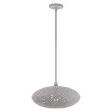 Livex Lighting 49102-80 - 1 Lt Nordic Gray Pendant