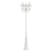 Livex Lighting 7866-13 - 3 Lt Textured White Outdoor Post Light